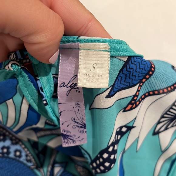 Tropical print tank top - Picture 3 of 4